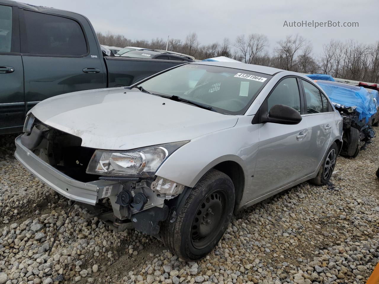 2012 Chevrolet Cruze Ls Silver vin: 1G1PC5SHXC7156346