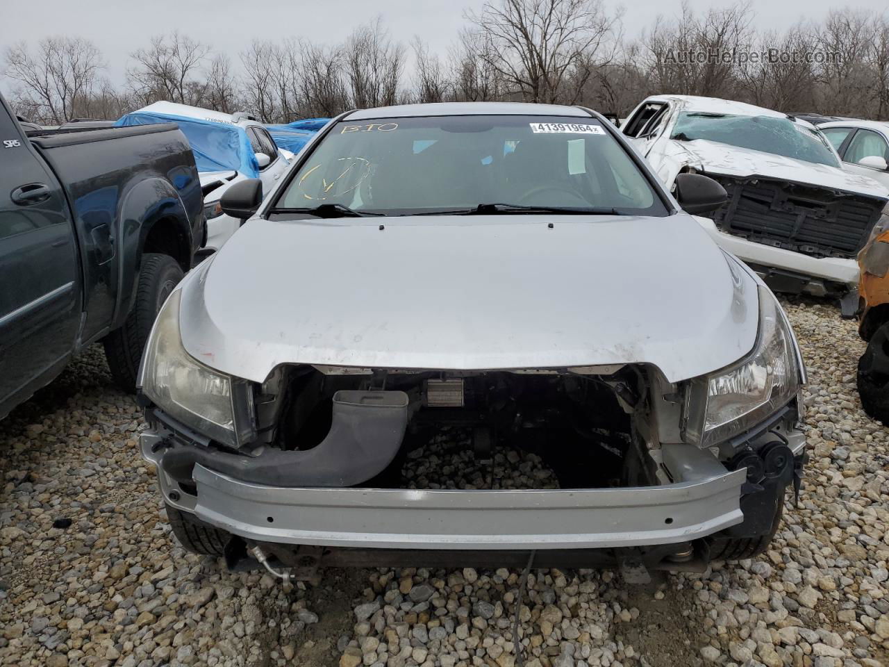 2012 Chevrolet Cruze Ls Silver vin: 1G1PC5SHXC7156346