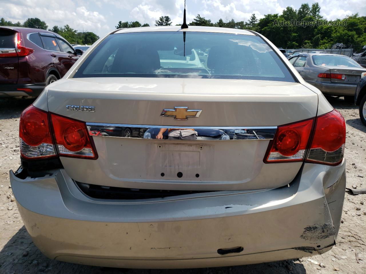 2012 Chevrolet Cruze Ls Beige vin: 1G1PC5SHXC7275479