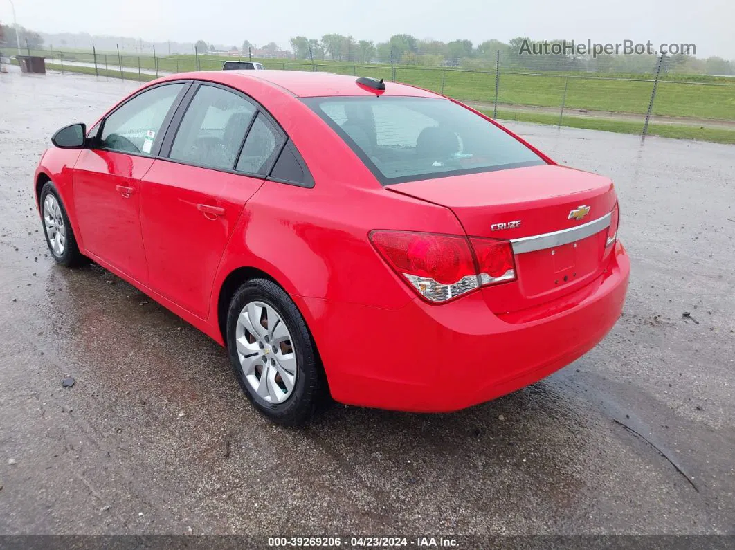 2016 Chevrolet Cruze Limited Ls Auto Red vin: 1G1PC5SHXG7167269