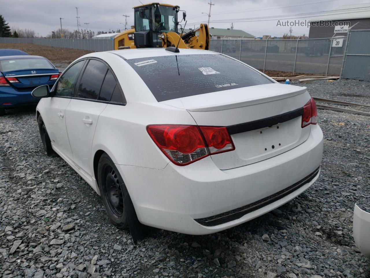 2015 Chevrolet Cruze Lt White vin: 1G1PD5SB1F7297352