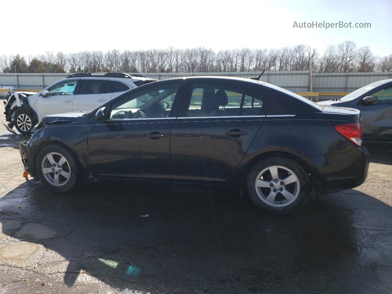 2014 Chevrolet Cruze Lt Black vin: 1G1PD5SB3E7445094