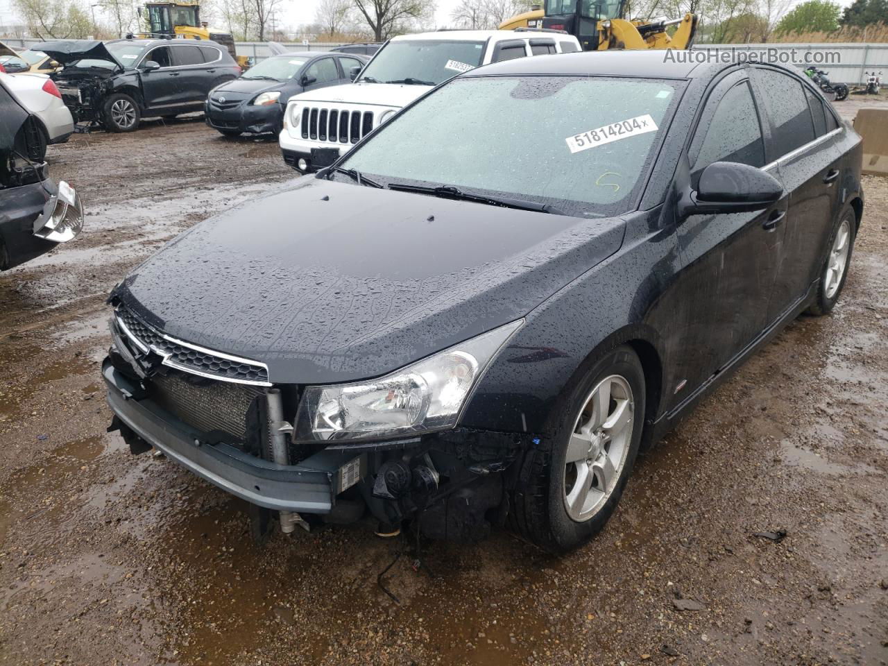 2013 Chevrolet Cruze Lt Черный vin: 1G1PD5SB8D7241194