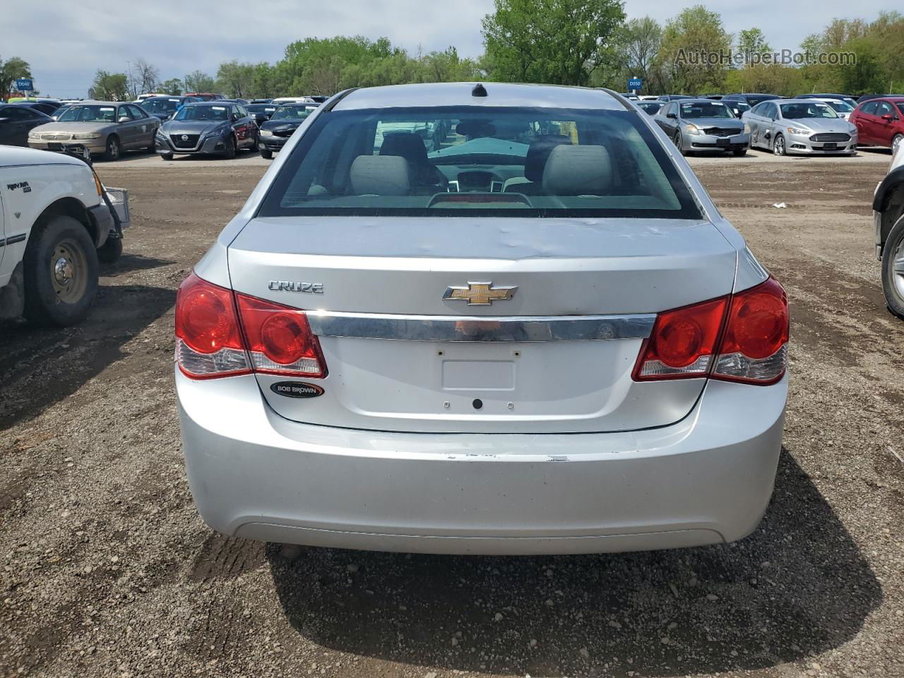 2012 Chevrolet Cruze Ls Silver vin: 1G1PD5SH0C7246263