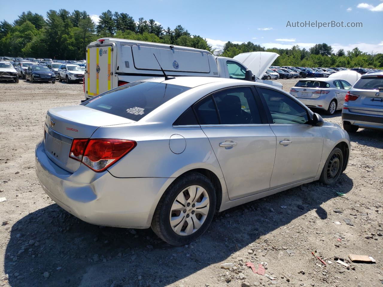 2012 Chevrolet Cruze Ls Silver vin: 1G1PD5SH5C7264631