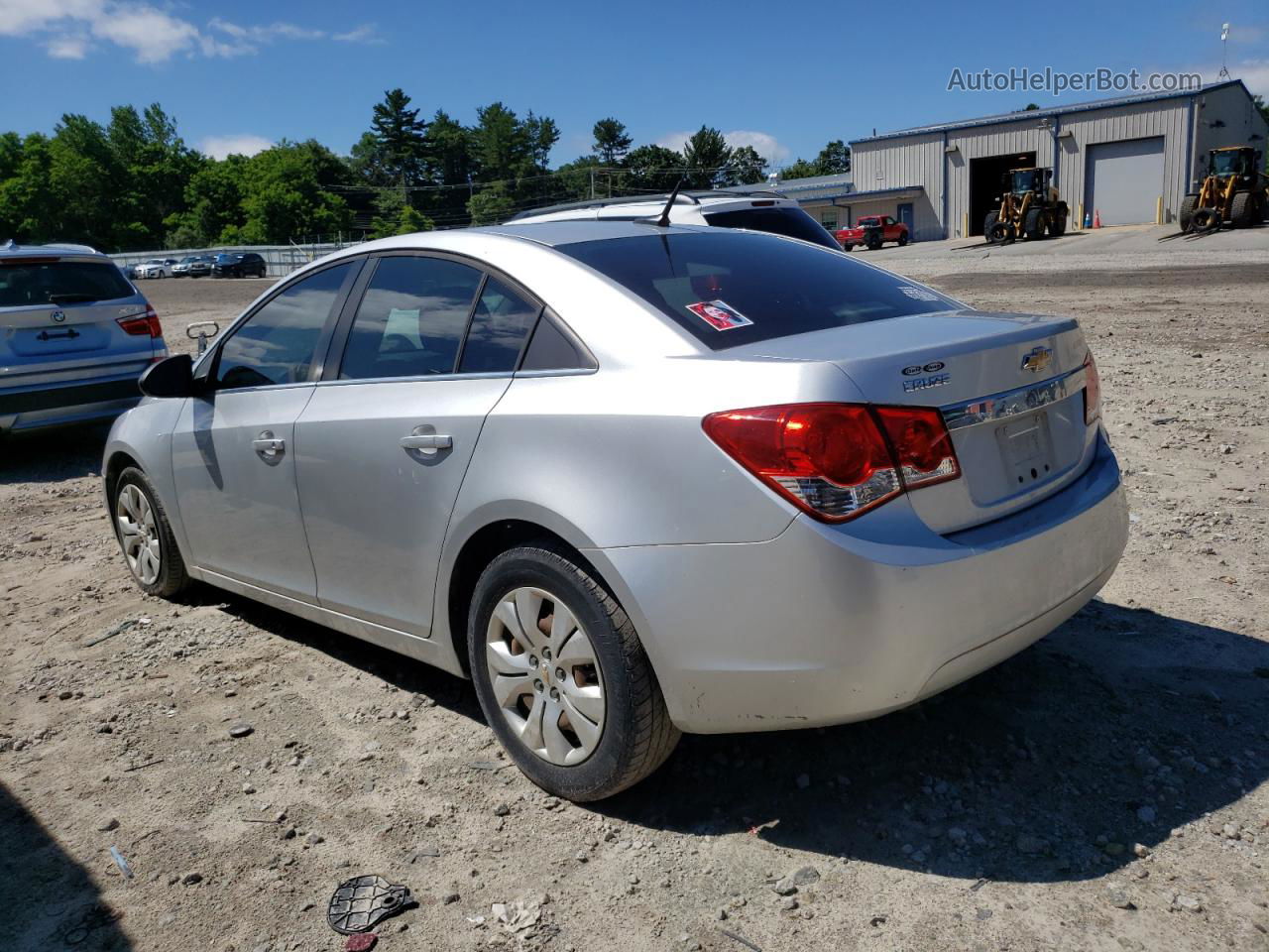 2012 Chevrolet Cruze Ls Silver vin: 1G1PD5SH5C7264631