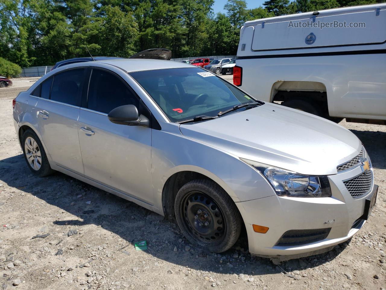 2012 Chevrolet Cruze Ls Silver vin: 1G1PD5SH5C7264631