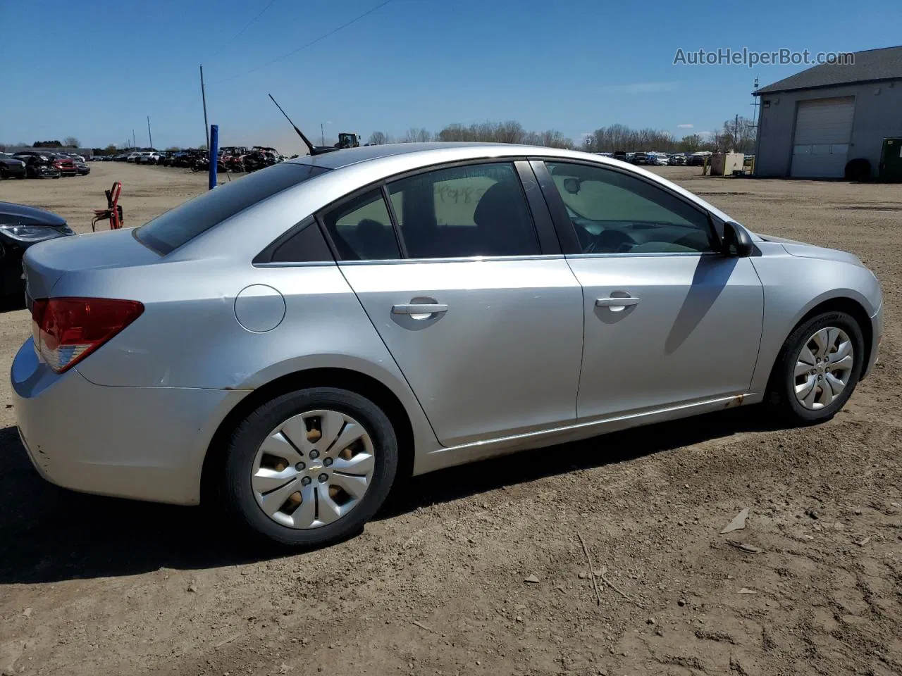 2012 Chevrolet Cruze Ls Silver vin: 1G1PD5SH5C7289559