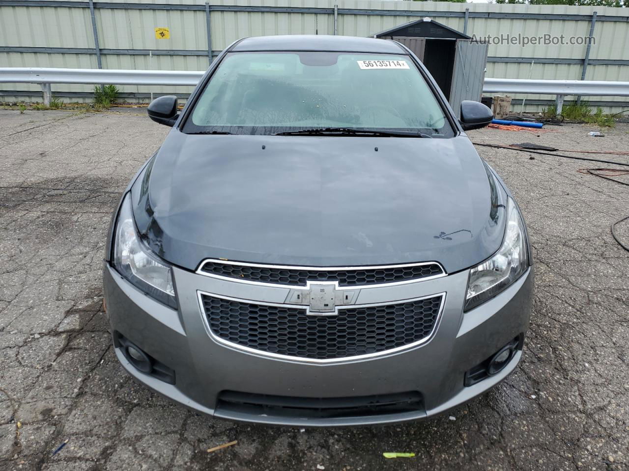 2013 Chevrolet Cruze Lt Gray vin: 1G1PE5SB0D7193929