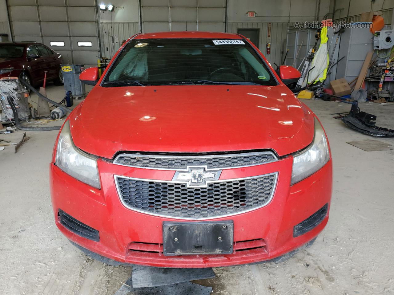 2014 Chevrolet Cruze Lt Red vin: 1G1PE5SB0E7298553