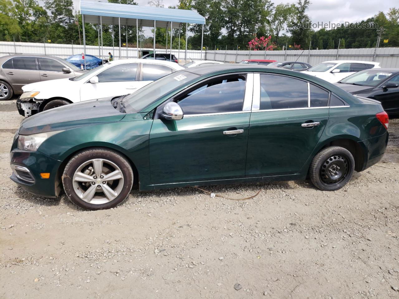 2015 Chevrolet Cruze Lt Green vin: 1G1PE5SB0F7177006