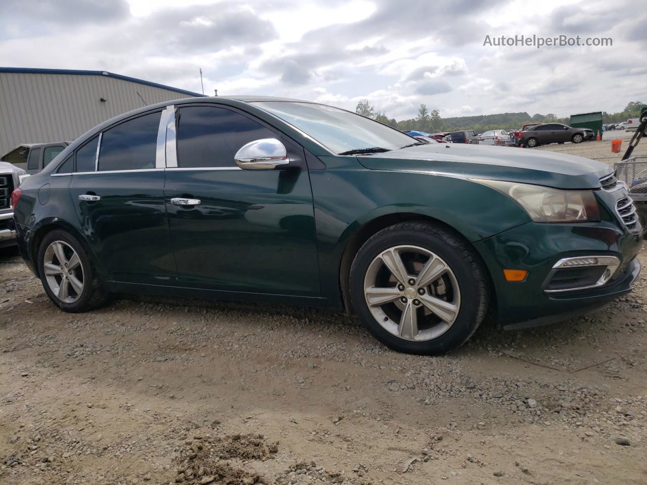 2015 Chevrolet Cruze Lt Green vin: 1G1PE5SB0F7177006