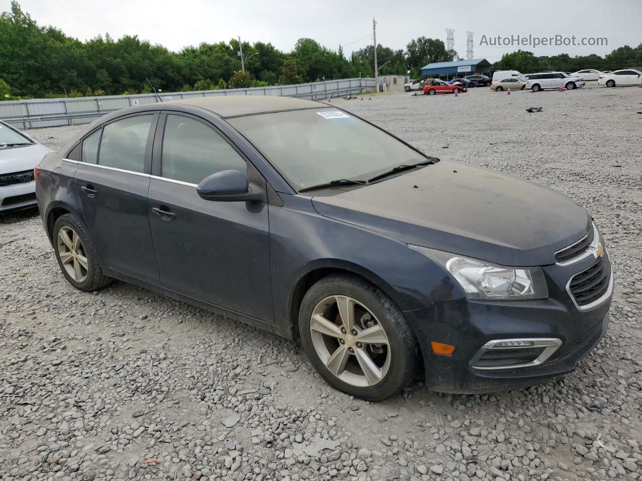 2015 Chevrolet Cruze Lt Blue vin: 1G1PE5SB0F7230934