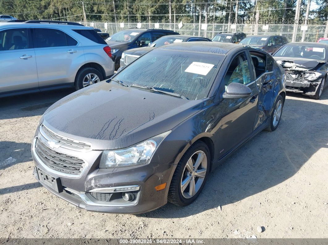 2015 Chevrolet Cruze 2lt Auto Gray vin: 1G1PE5SB0F7243201