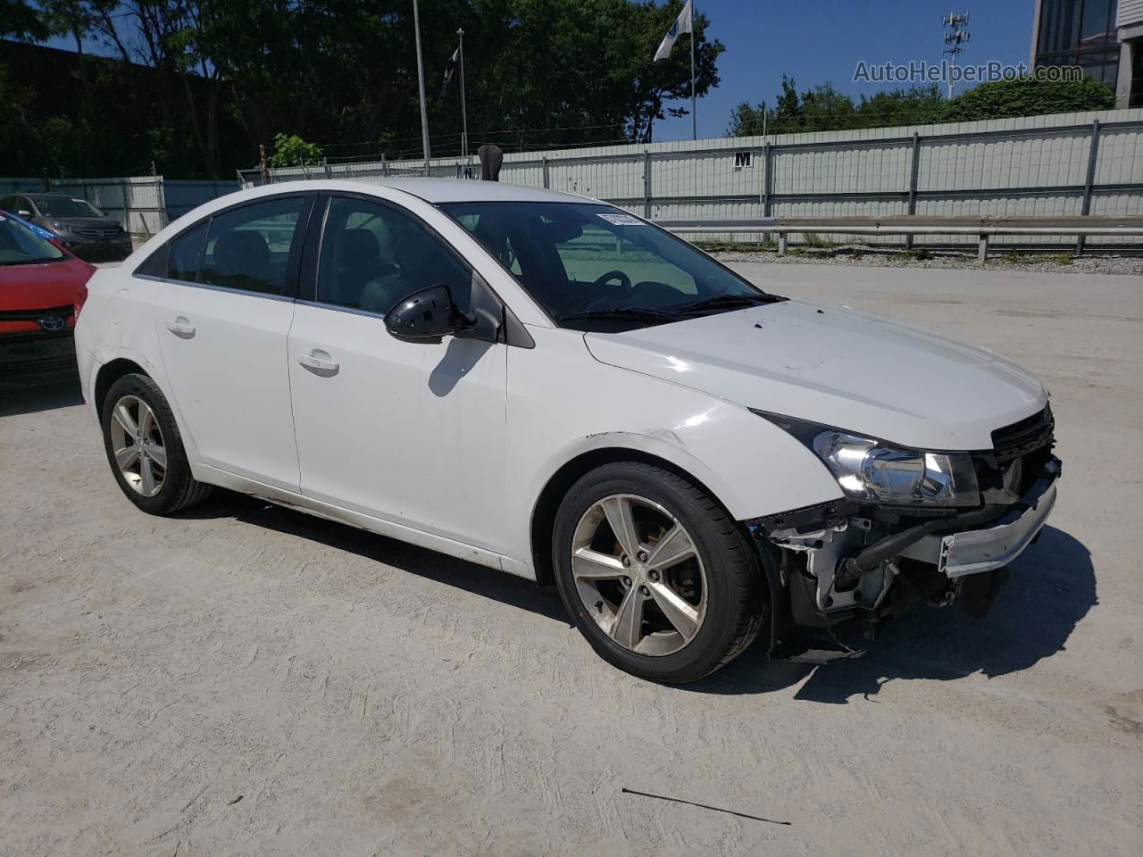 2015 Chevrolet Cruze Lt White vin: 1G1PE5SB0F7263867