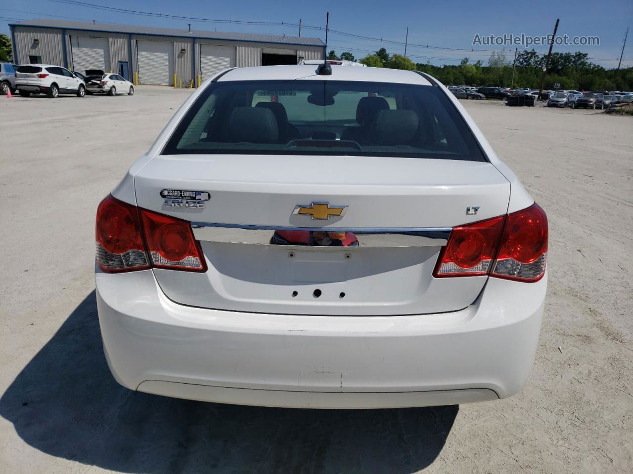 2015 Chevrolet Cruze Lt White vin: 1G1PE5SB0F7263867