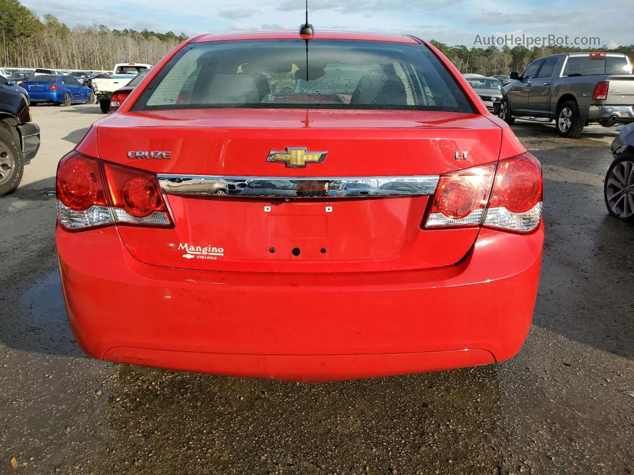 2016 Chevrolet Cruze Limited Lt Red vin: 1G1PE5SB0G7159090