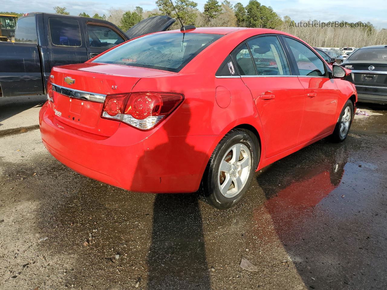 2016 Chevrolet Cruze Limited Lt Red vin: 1G1PE5SB0G7159090