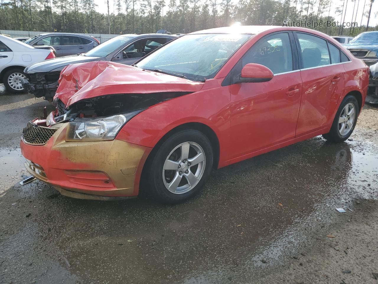 2016 Chevrolet Cruze Limited Lt Red vin: 1G1PE5SB0G7159090