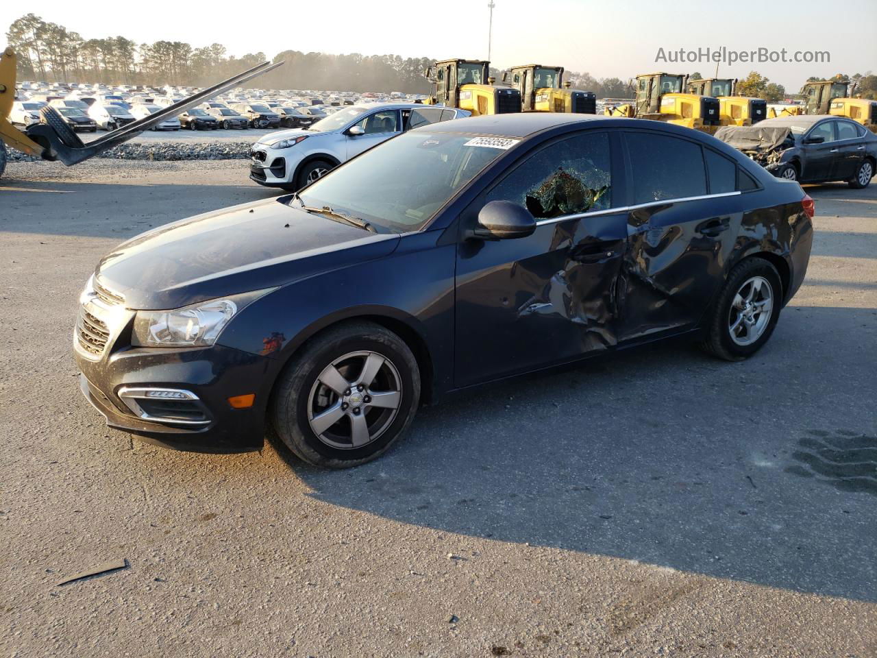 2016 Chevrolet Cruze Limited Lt Синий vin: 1G1PE5SB0G7181851