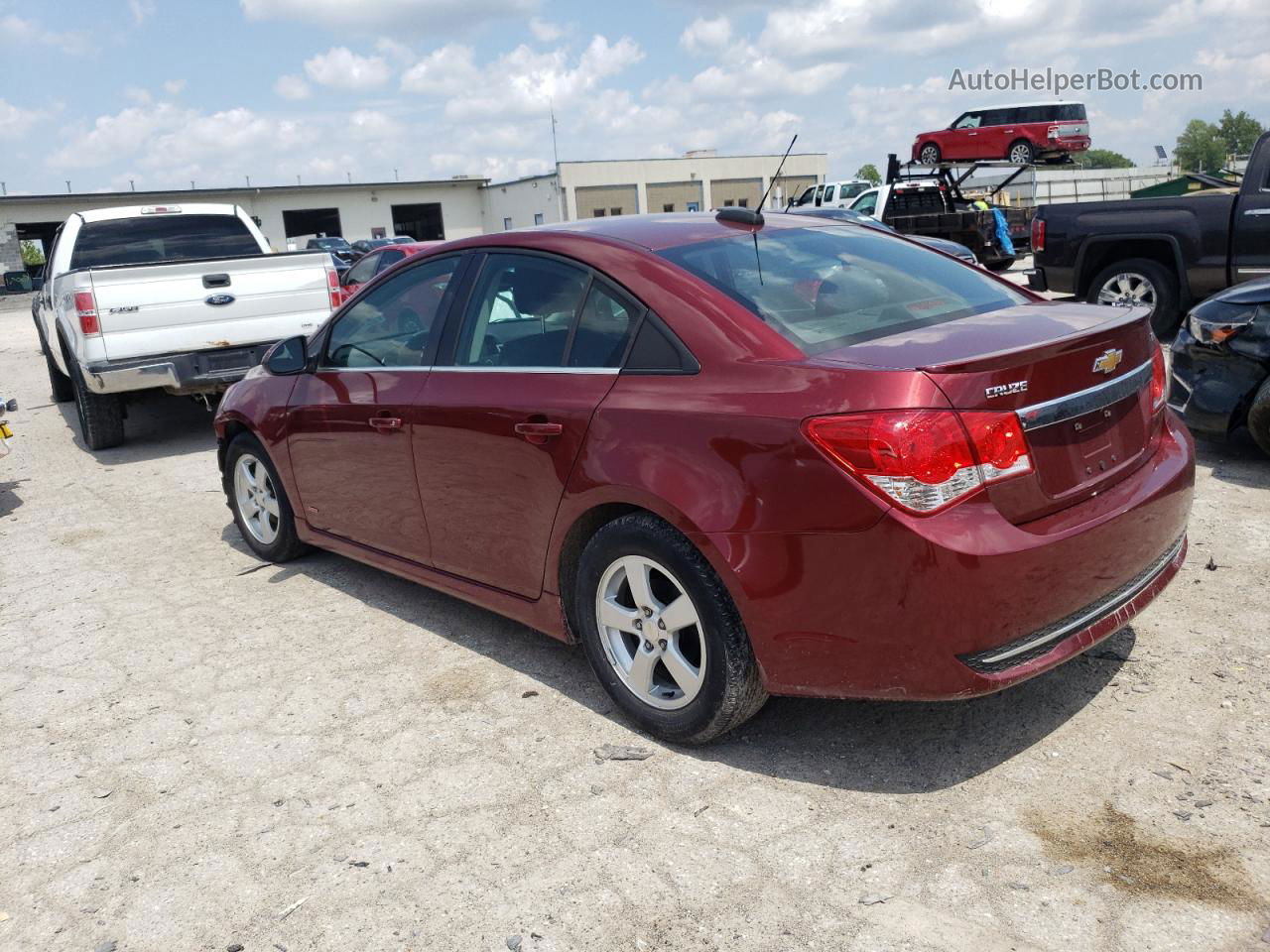 2016 Chevrolet Cruze Limited Lt Burgundy vin: 1G1PE5SB0G7211849