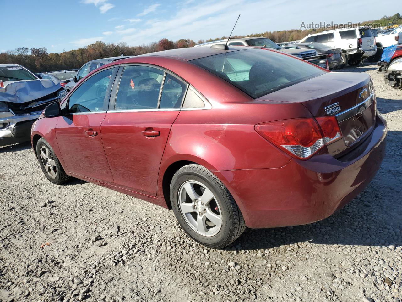 2016 Chevrolet Cruze Limited Lt Бордовый vin: 1G1PE5SB0G7217957