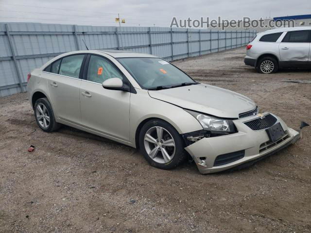 2013 Chevrolet Cruze Lt Beige vin: 1G1PE5SB1D7132606