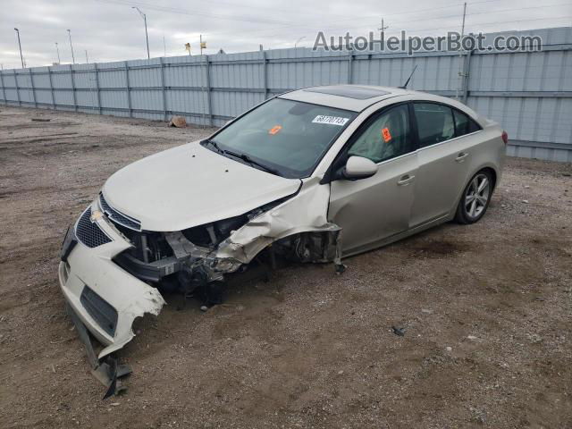 2013 Chevrolet Cruze Lt Beige vin: 1G1PE5SB1D7132606