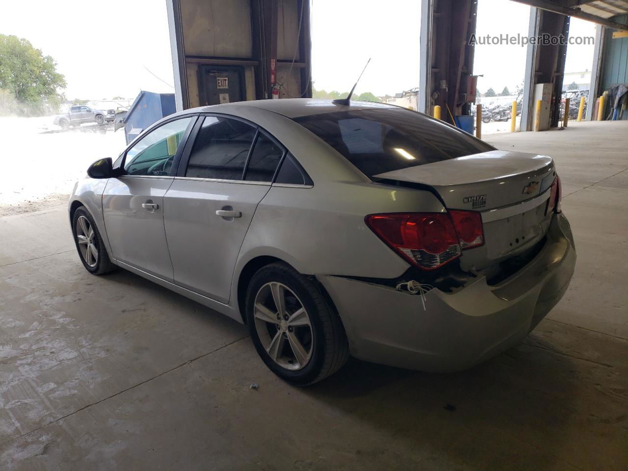 2013 Chevrolet Cruze Lt Silver vin: 1G1PE5SB1D7280058