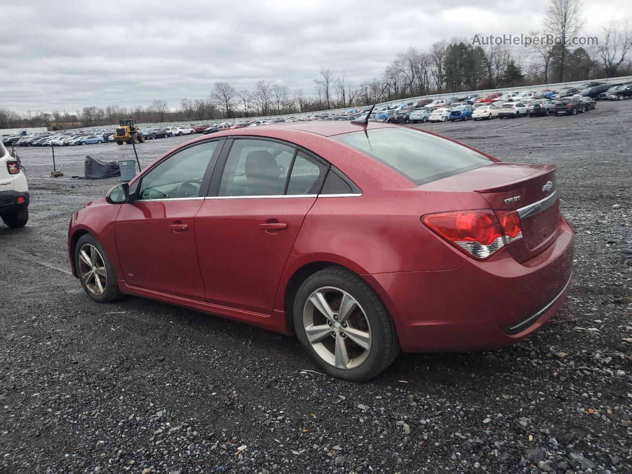 2014 Chevrolet Cruze Lt Red vin: 1G1PE5SB1E7173741