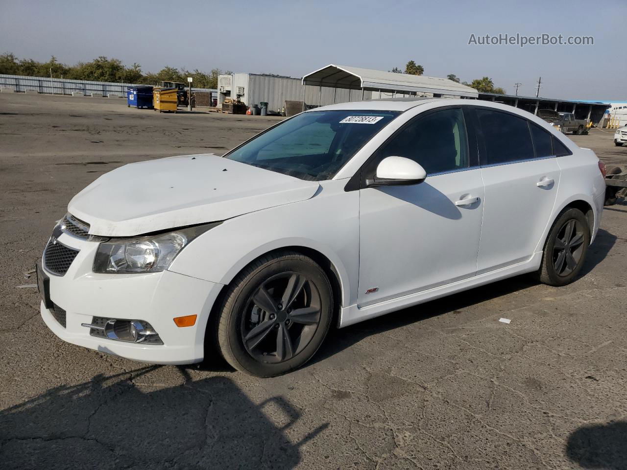 2014 Chevrolet Cruze Lt White vin: 1G1PE5SB1E7219374