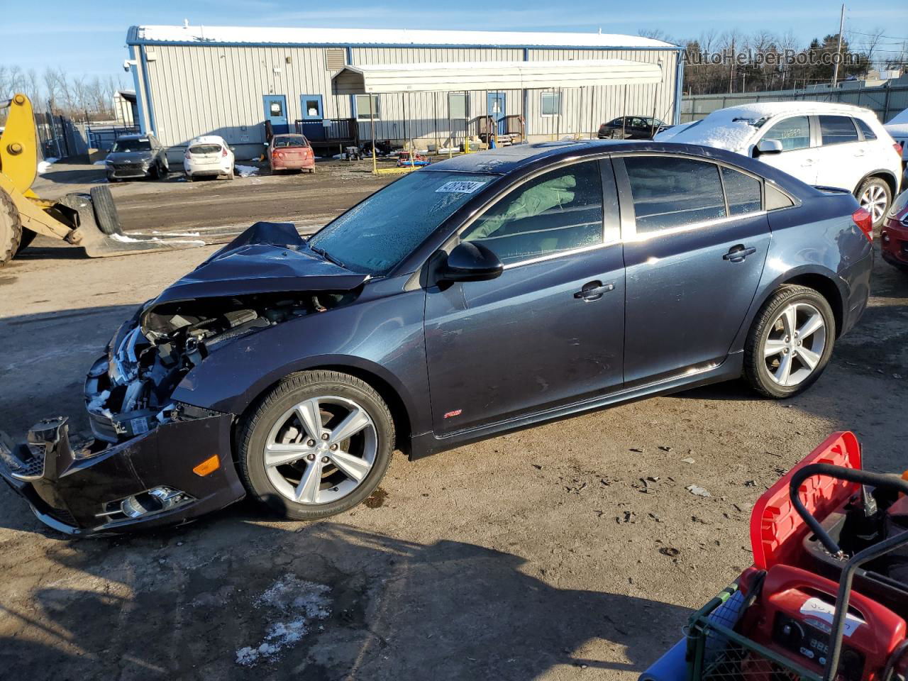 2014 Chevrolet Cruze Lt Синий vin: 1G1PE5SB1E7232450