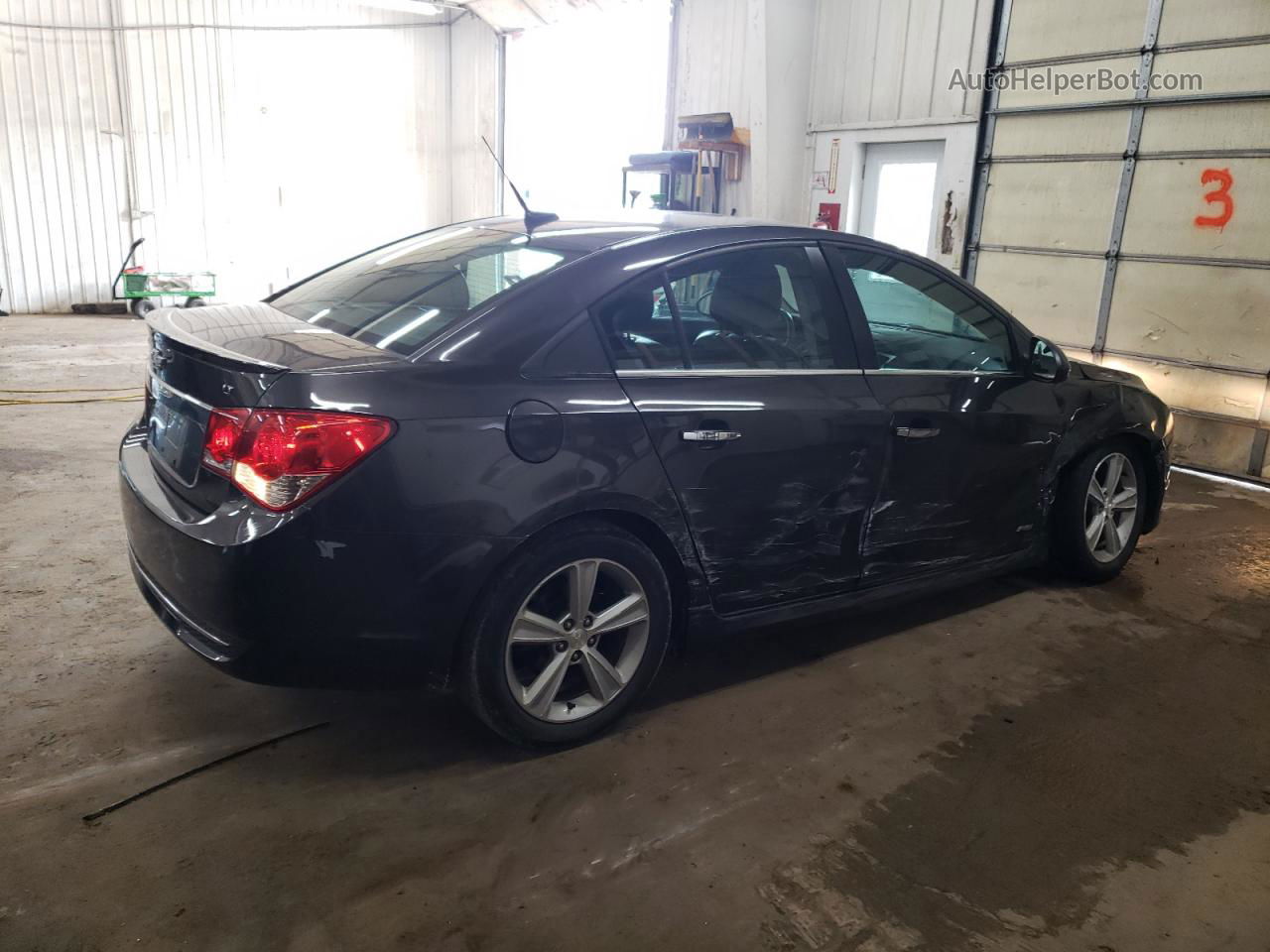 2014 Chevrolet Cruze Lt Black vin: 1G1PE5SB1E7241570