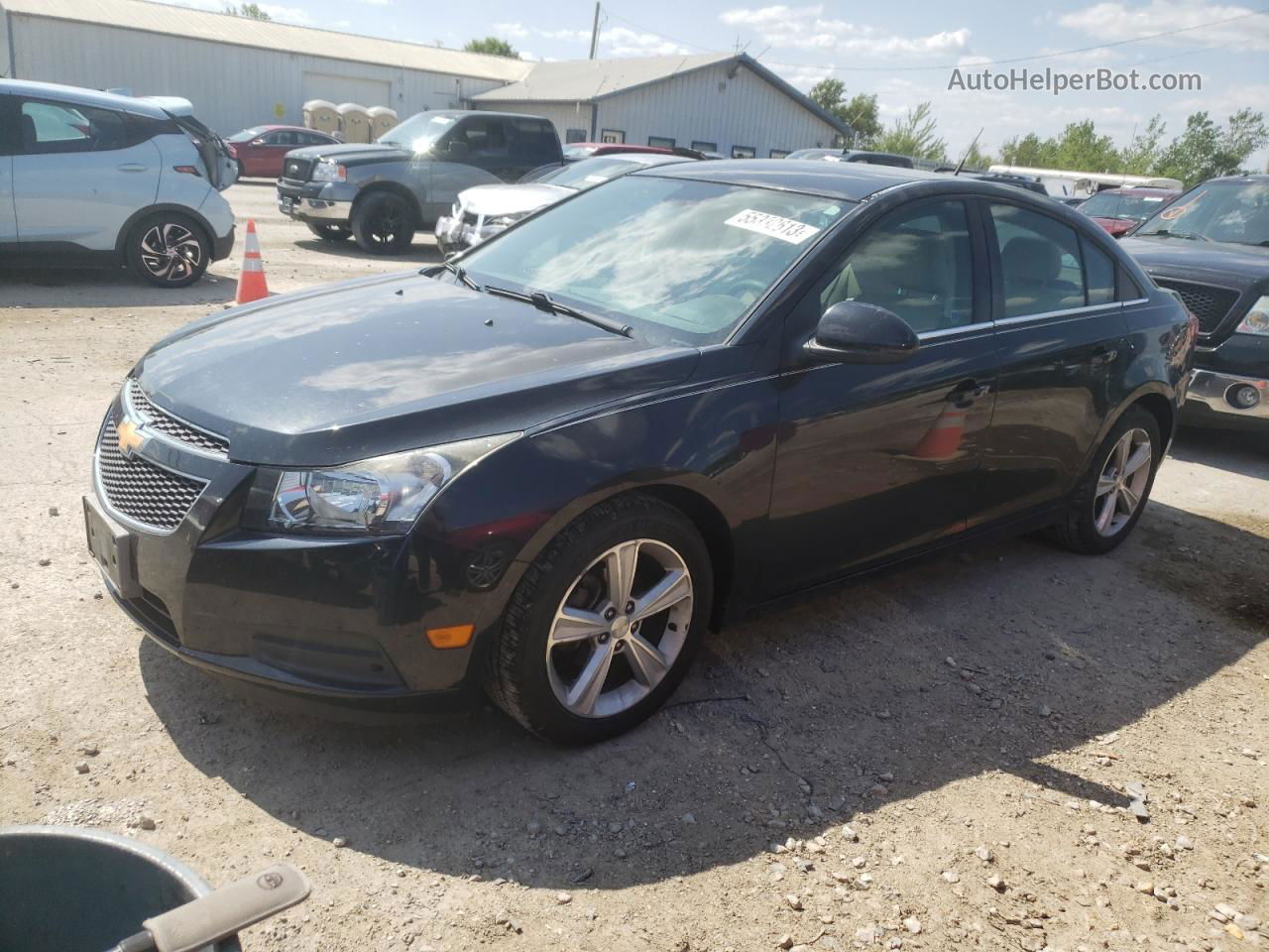 2014 Chevrolet Cruze Lt Black vin: 1G1PE5SB1E7311701