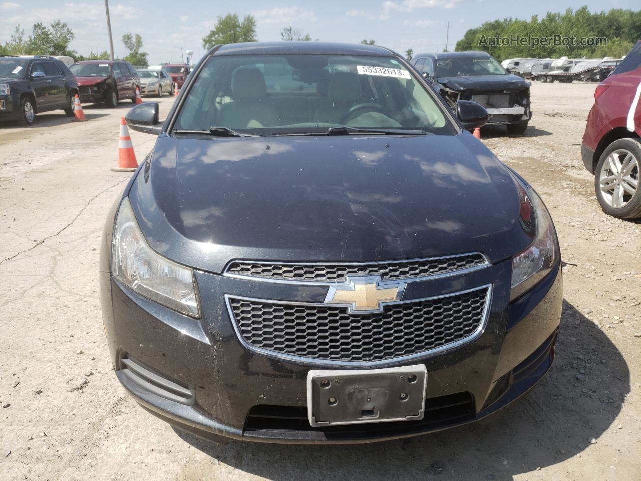 2014 Chevrolet Cruze Lt Black vin: 1G1PE5SB1E7311701