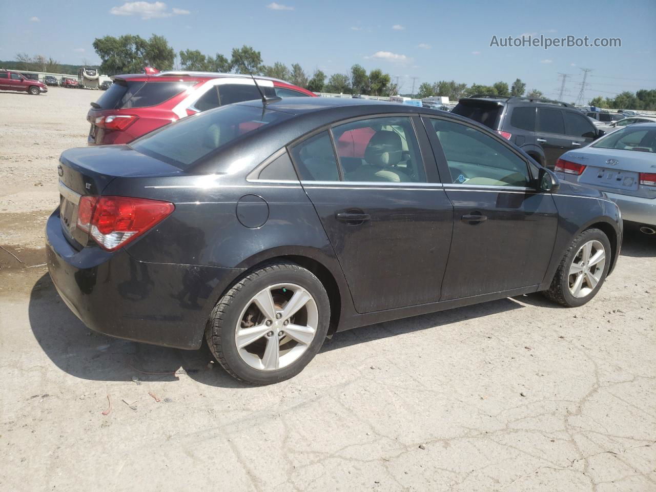 2014 Chevrolet Cruze Lt Black vin: 1G1PE5SB1E7311701