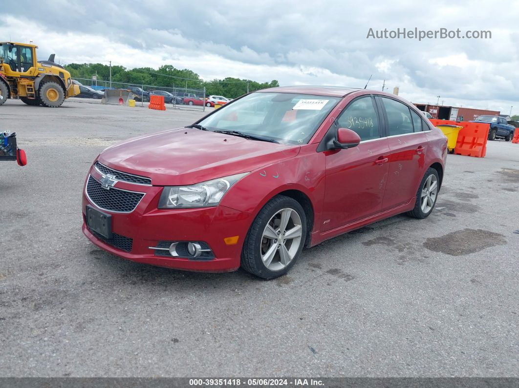 2014 Chevrolet Cruze 2lt Auto Maroon vin: 1G1PE5SB1E7362017