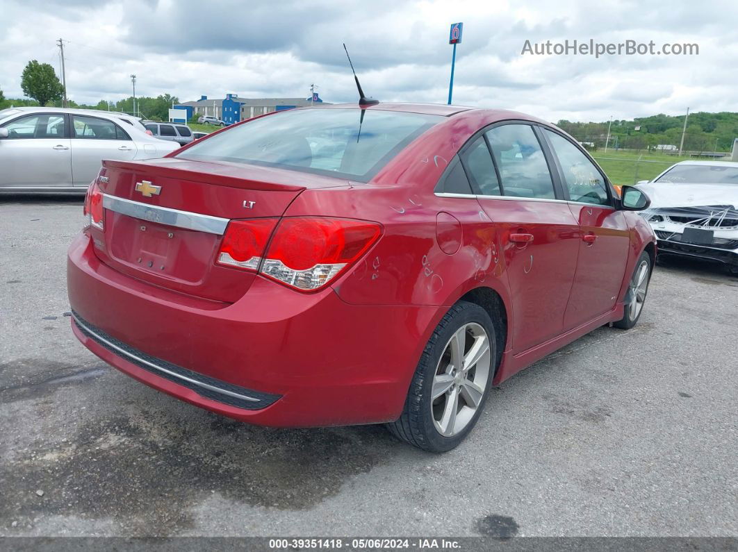 2014 Chevrolet Cruze 2lt Auto Maroon vin: 1G1PE5SB1E7362017