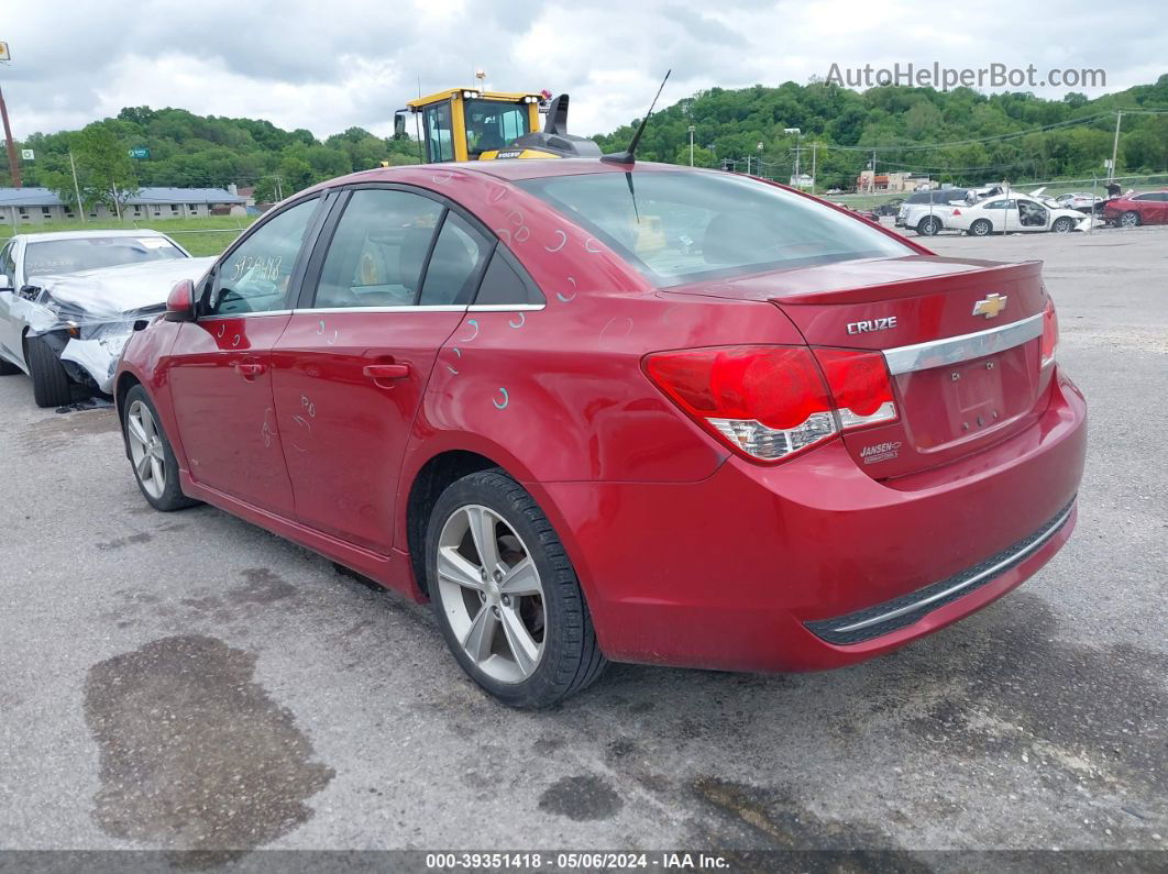 2014 Chevrolet Cruze 2lt Auto Maroon vin: 1G1PE5SB1E7362017