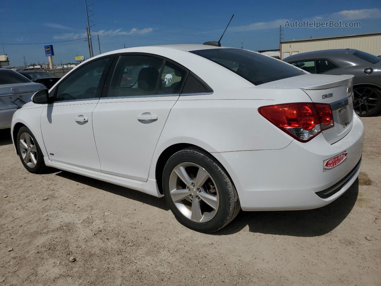 2015 Chevrolet Cruze Lt White vin: 1G1PE5SB1F7101004