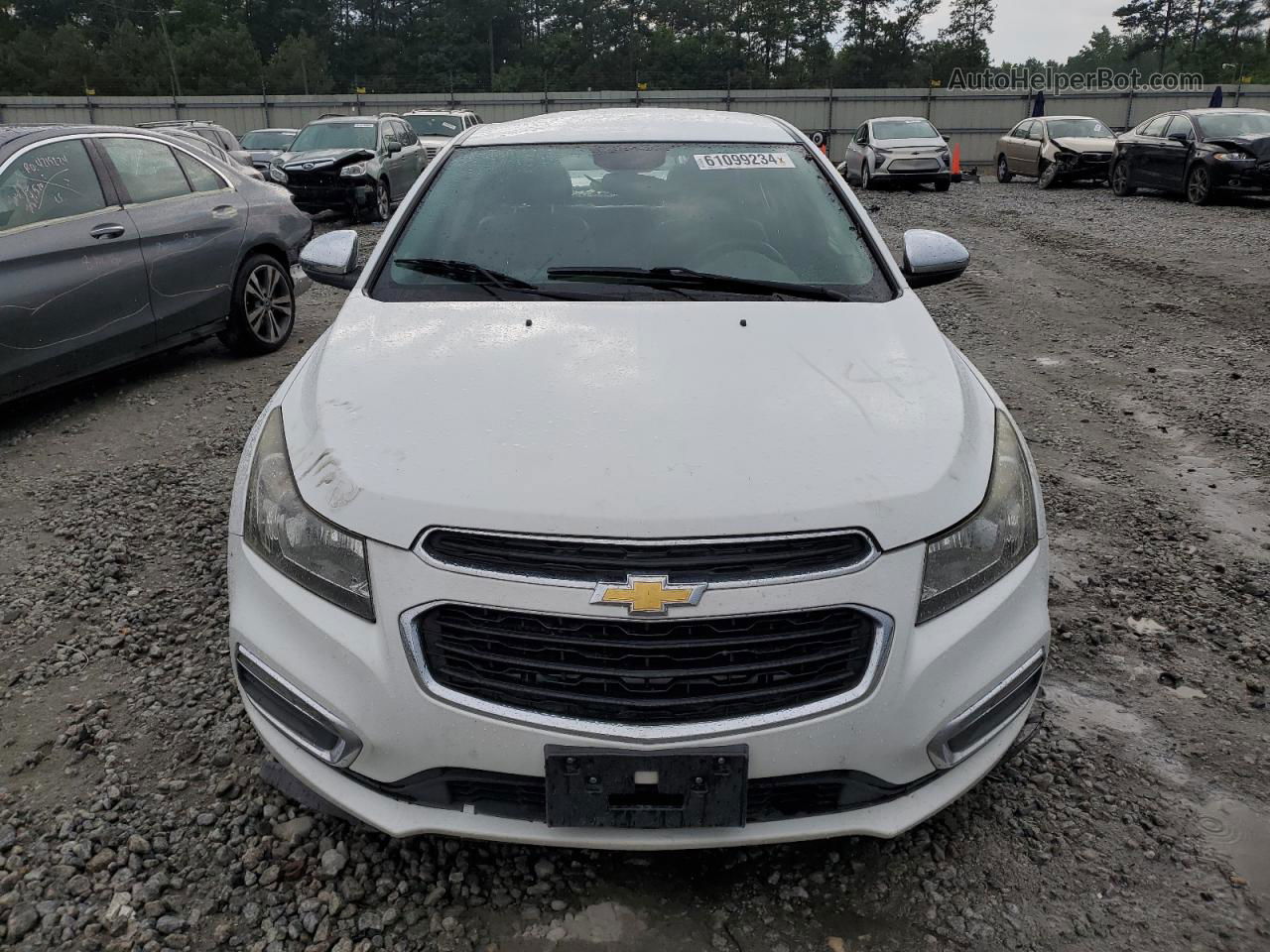 2015 Chevrolet Cruze Lt Белый vin: 1G1PE5SB1F7201541