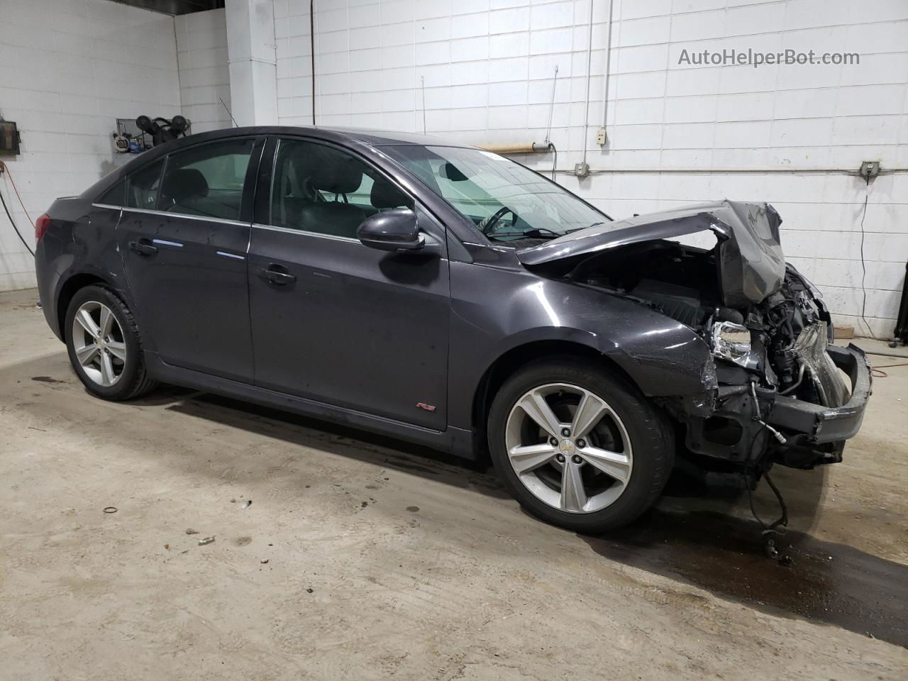 2015 Chevrolet Cruze Lt Gray vin: 1G1PE5SB1F7217321