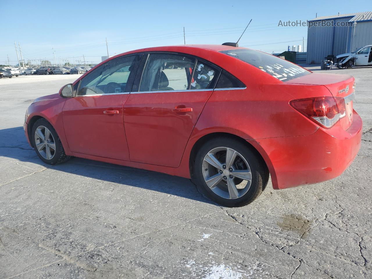 2015 Chevrolet Cruze Lt Red vin: 1G1PE5SB1F7282024