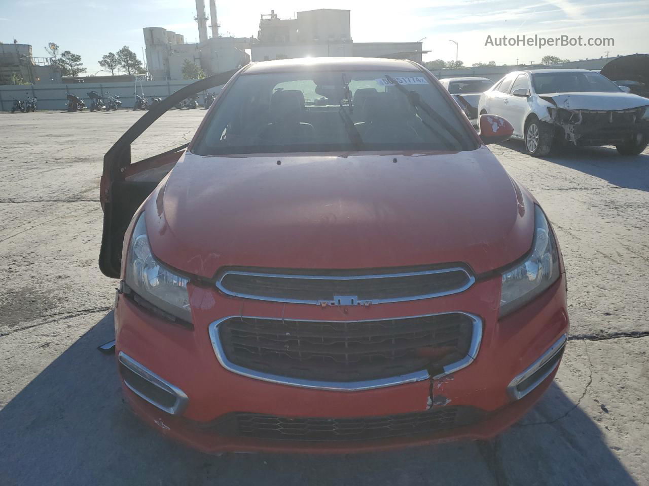 2015 Chevrolet Cruze Lt Red vin: 1G1PE5SB1F7282024