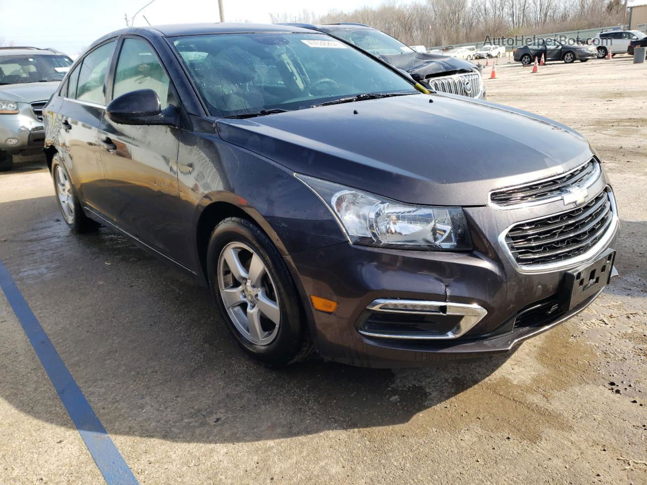 2016 Chevrolet Cruze Limited Lt Charcoal vin: 1G1PE5SB1G7114580