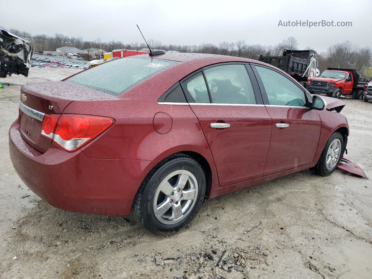 2016 Chevrolet Cruze Limited Lt Burgundy vin: 1G1PE5SB1G7121982