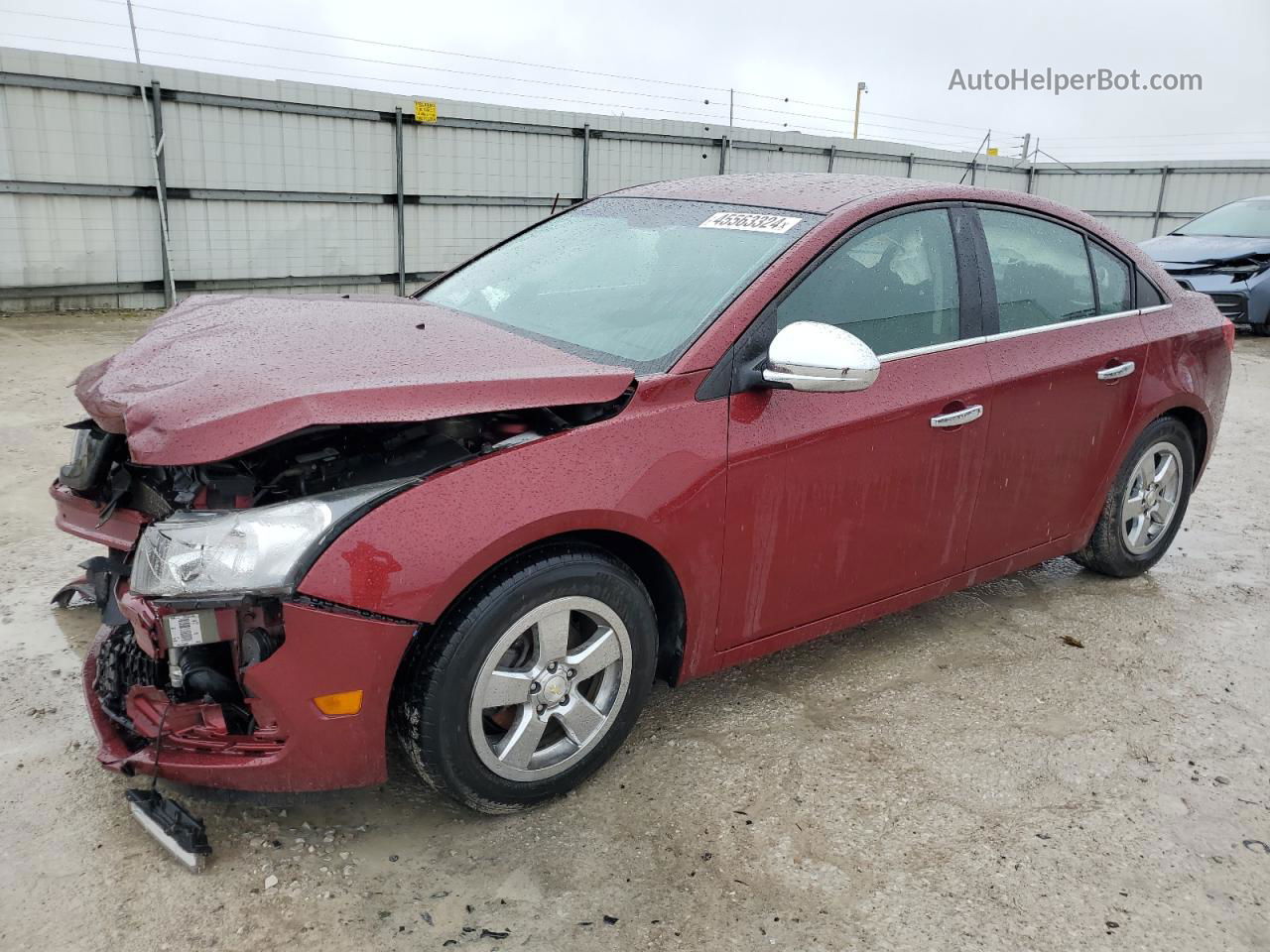 2016 Chevrolet Cruze Limited Lt Burgundy vin: 1G1PE5SB1G7121982