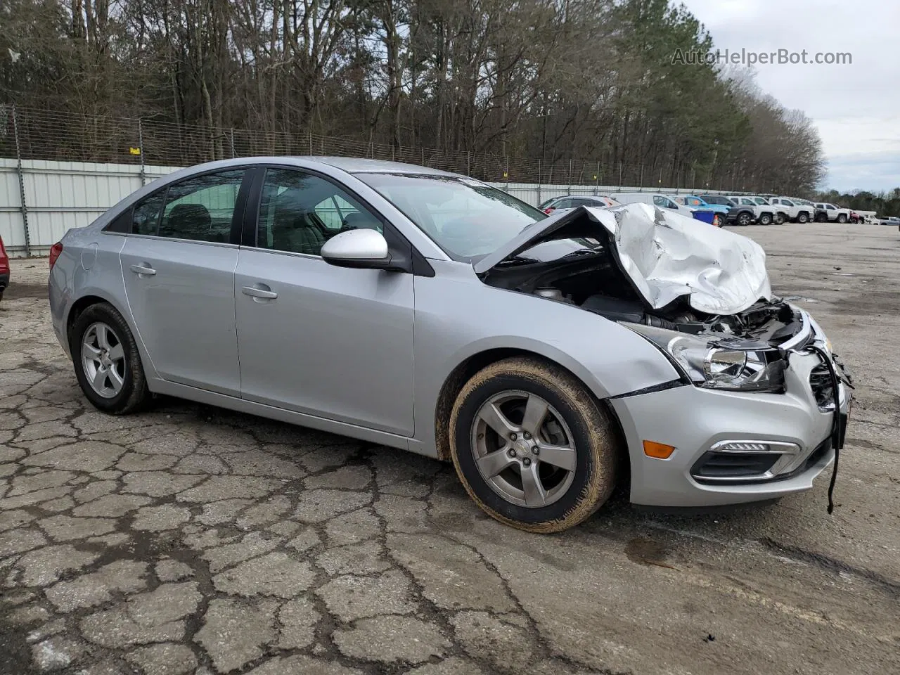 2016 Chevrolet Cruze Limited Lt Silver vin: 1G1PE5SB1G7130035