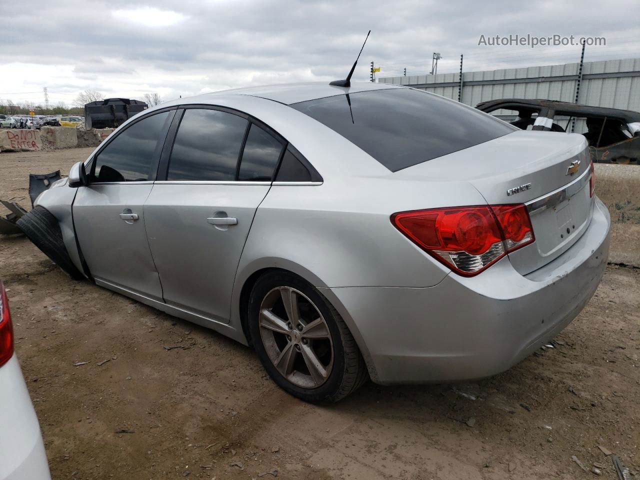 2013 Chevrolet Cruze Lt Silver vin: 1G1PE5SB2D7110209