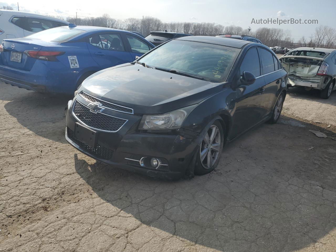 2013 Chevrolet Cruze Lt Black vin: 1G1PE5SB2D7118617